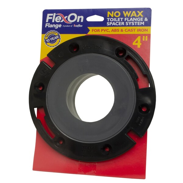 Flexon Flange FlexOn No Wax Plastic Toilet Flange and Spacer System PB-204 - main